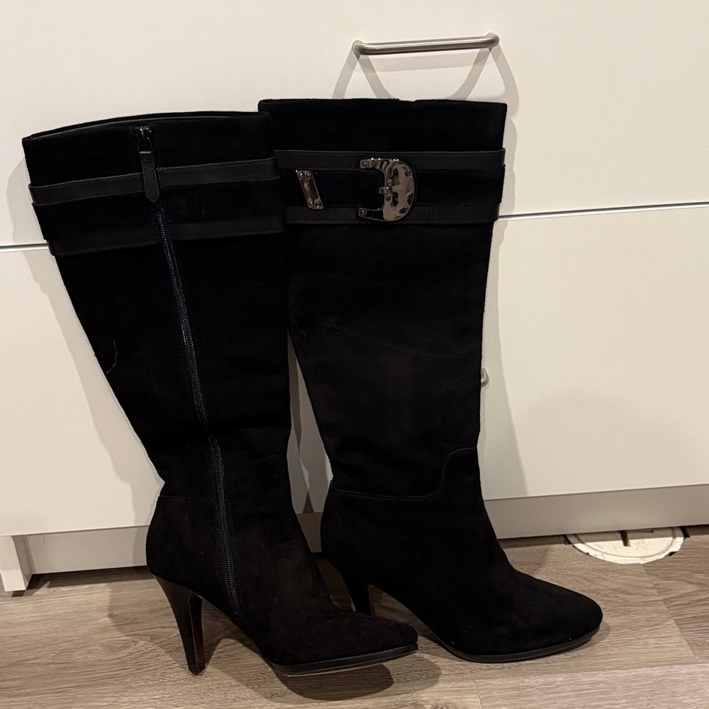 Cole Haan Nicole Nike air suede boot size 7 1/2.